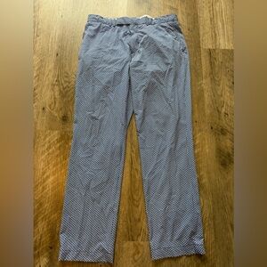 Ralph Lauren Men's Navy and White Patterned Golf Pants